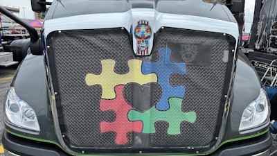 Grille of Joseph Phelps' 2022 Kenworth T680