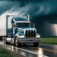 Truck In Storm