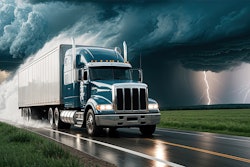 Truck In Storm