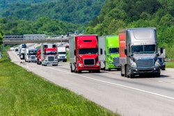 truck traffic on highway