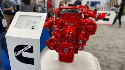 Cummins new B7.2 diesel engine introduced at Work Truck Show