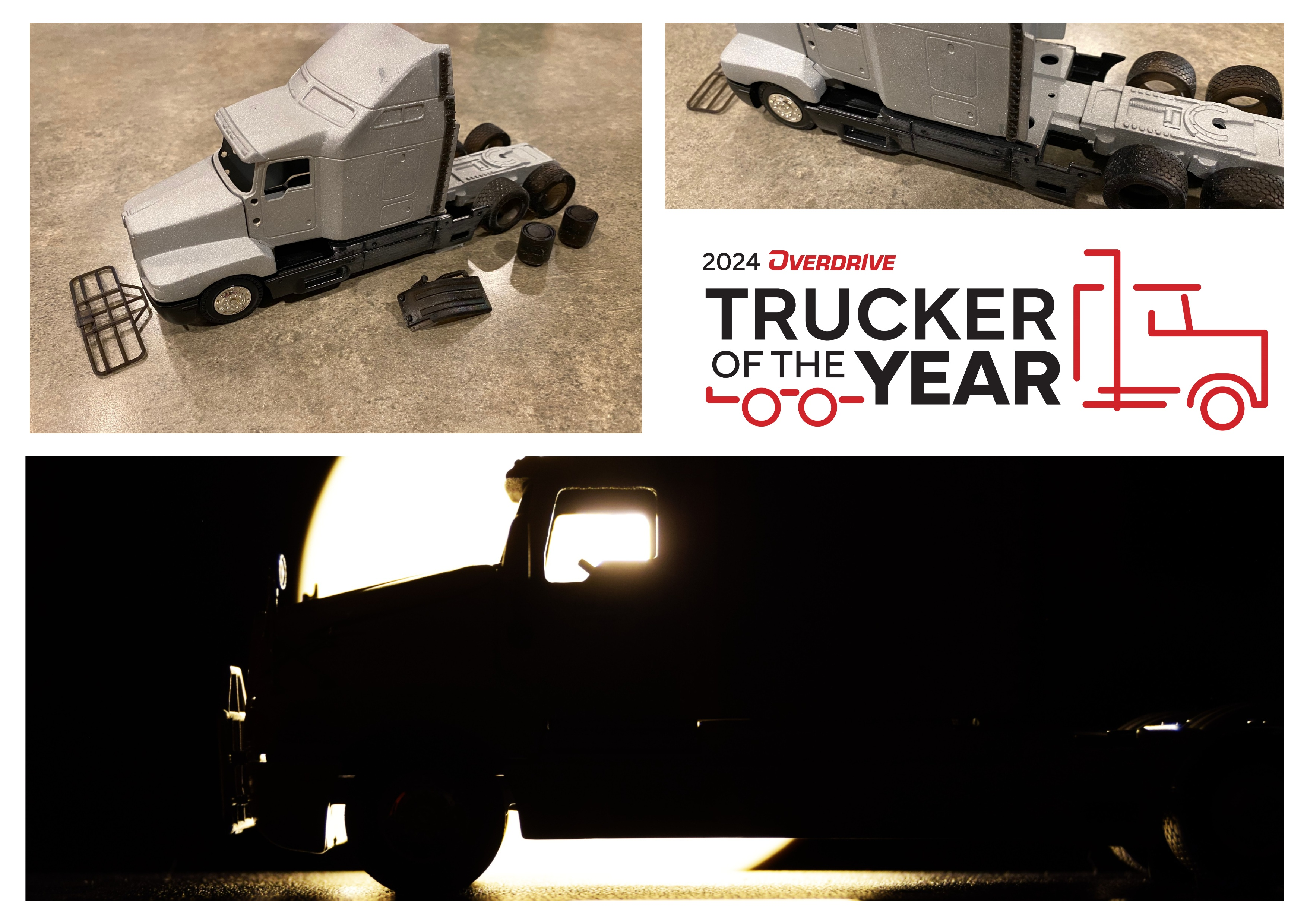 Trucker Of The Year Model Build In Progress