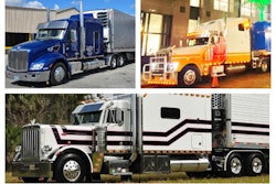 Kenny Wingate, Michael Sparks and Michael Castaldi tractor trailer images