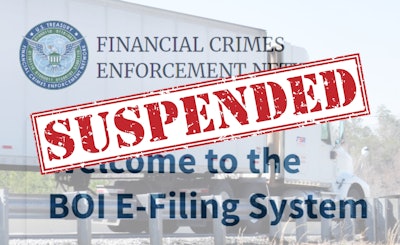 FinCEN BOI reporting suspended