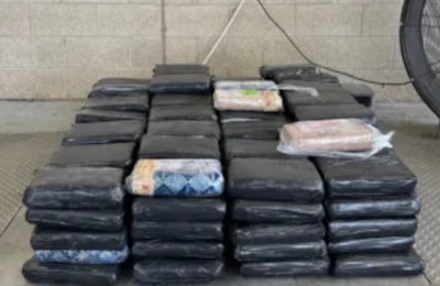 Cocaine seized from load of plastic