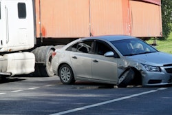 collision between a truck and a car