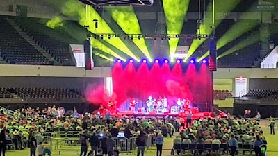 Tony Justice performing at MATS 2025