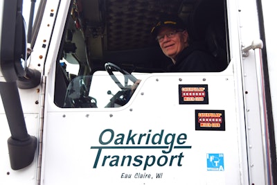 Alan Kitzhaber behind the wheel