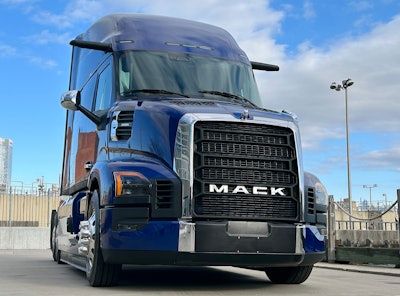 Mack Pioneer Class 8 truck