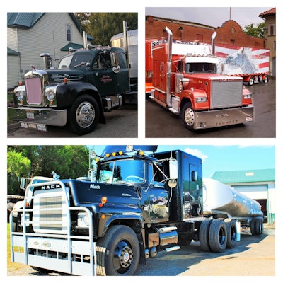 Top three Mack models throughout history, as named by Overdrive readers