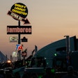 Sunset at Walcott Truckers Jamboree