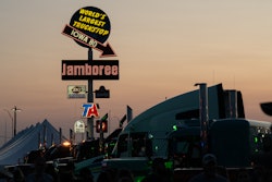 Sunset at Walcott Truckers Jamboree