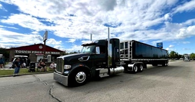 truck rolling in make a wish convoy