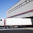 Truck Backed To Dock Adobe Stock 213825473