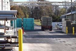 Truck Exiting Gate