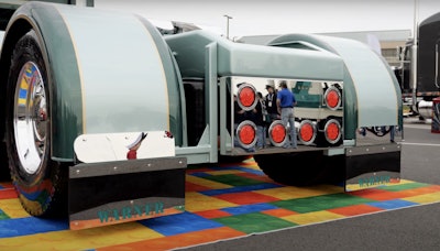 The rear of the truck features WTI fenders, a custom light panel and more.