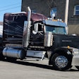 April Trucker of the Month George Kincaid's Western Star 4900EX, a Millennial Edition model built around the turn of the century.