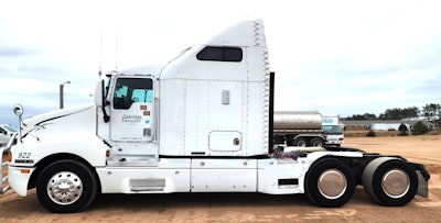 Alan put 4 million miles on his 1995 Kenworth T600, maintained meticulously as he's steered it since the truck was new. He bought it from the fleet he was driving for at the time, just a few years after taking the wheel.