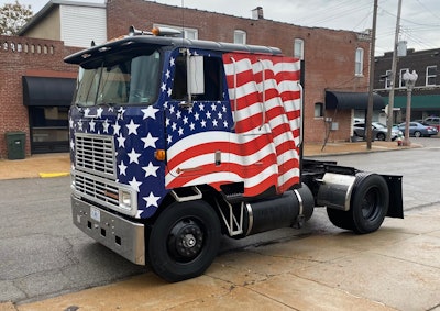 Karmak president and CEO Jim Allen's 'Freedom Truck' is but one example of many across the trucking industry that shows support for veterans and the military personnel.