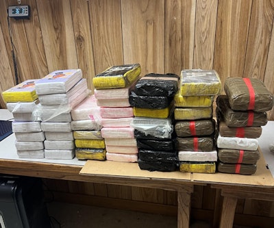 Arkansas State Police recently seized 15 kilos of fentanyl and 35 kilos of cocaine from the cab of a truck.