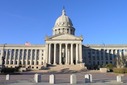 Central View Of Oklahoma Capitol Building