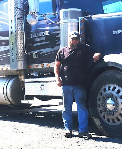George Kincaid and his 2001 Western Star 4900EX