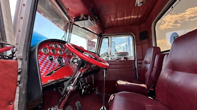 The interior of the truck is more or less how it came to him, but Jones plans to replace it with a custom interior within the next few months.