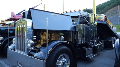 The 2025 Large Cars and Guitars Kids' Choice winner -- Tom Logano's 1971 Peterbilt 359