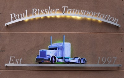 Paul Rissler Transportation Sign