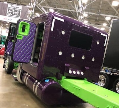 The Kounkel build at GATS in 2019, where the project 2018 Peterbilt 389's big category Best of Show win led to EZ Pete’s full-time devotion to trucks. Read more about the unit in the story from the time at this link.