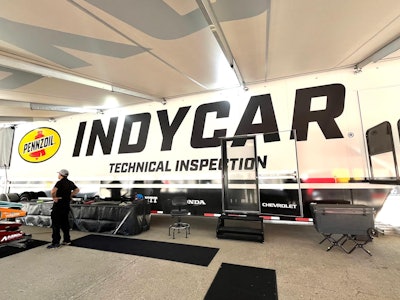 Shell Starship 3.0 will transport the Pennzoil tech inspection trailer for the IndyCar 500 Series, which contains the specialized equipment used to inspect all IndyCar teams' cars throughout the rest of the 2025 season.