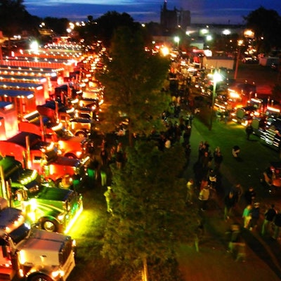 “Then there are the light shows, and the camaraderie with other drivers,” said Tracy Bratland Bruns. Among events, too, is a tire seminar will be set for 2 p.m. Friday with reps from MD Alignment, including Shanna Gray herself.