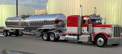 Paul Midgett owns Missouri-based Bessie Liquids LLC, with 30 owner-operators leased on. Most of his operators' trucks are long-hood Peterbilts and Kenworths. He owns more than 30 tankers that his drivers use to haul various chemicals.