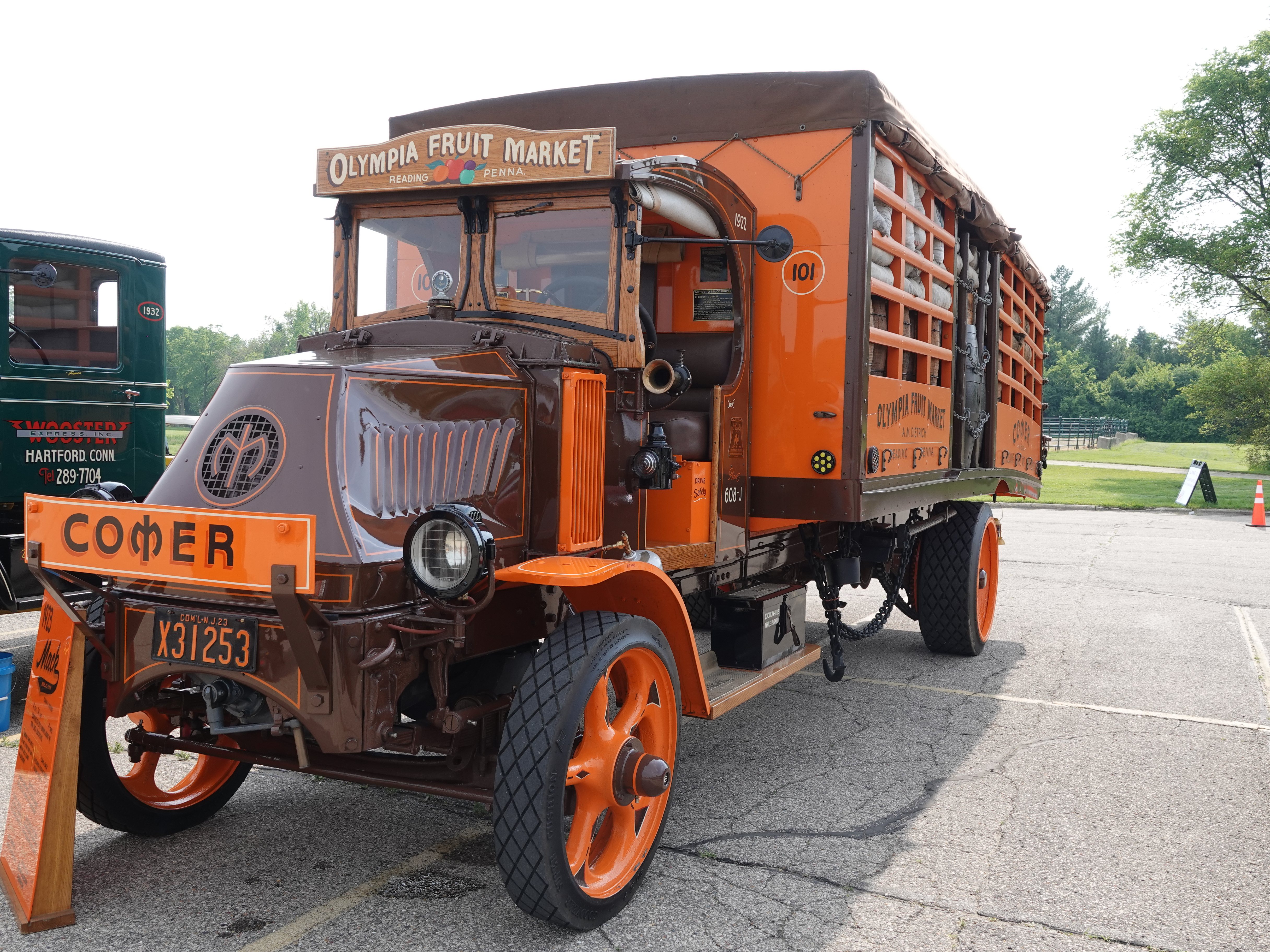It was beautifully restored and fully loaded with cargo. It tells a story, takes you back more than 100 years.