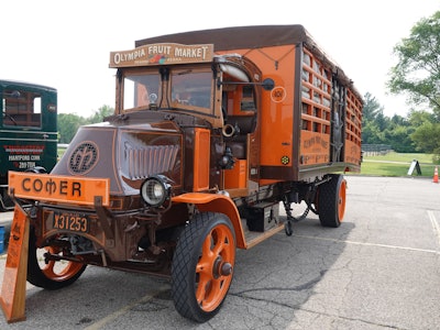 It was beautifully restored and fully loaded with cargo. It tells a story, takes you back more than 100 years.