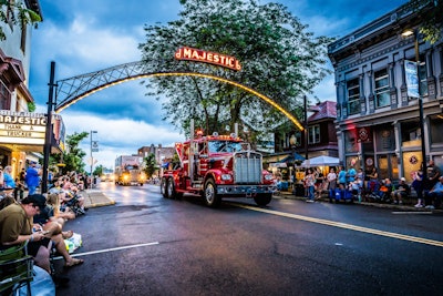 Among the iconic Kenworths participating in the 4th annual Kenworth Truck Parade in Chillicothe, Ohio, was this 1966 Kenworth W923.