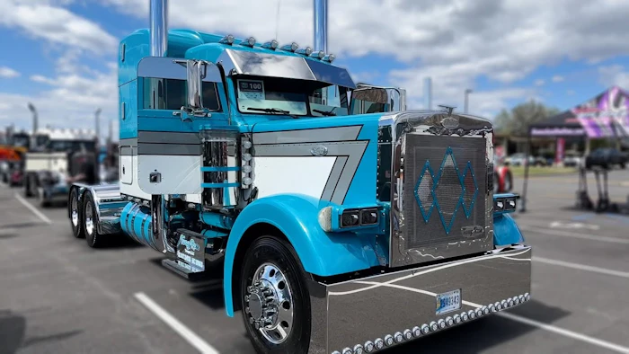 FREIGHTLINER 2'X8' BANNER FLAG PETERBILT MACK TRUCK