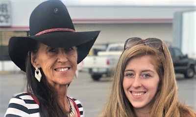 Worley and her daughter, Michelle, pictured around the time of Long Haul Paul's interview with her.