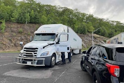 Police Pull Over Truck