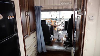 The dash is still original with the addition of some chrome accessories.