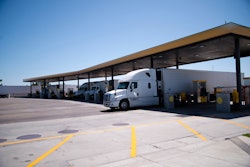 Truck Stop Fueling Diesel Adobe
