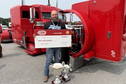 Kenny Ziglar took home top honors from the 2025 Shell Rotella SuperRigs truck show with his 2007 Peterbilt 379, 'Scrapin' By.'