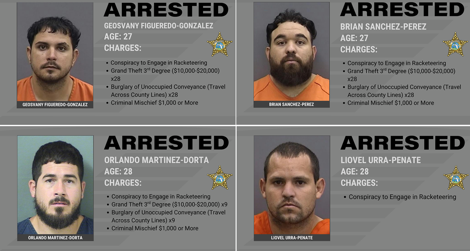 Florida Ecm Theft Arrests