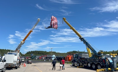 Gear Jammer Flag Held High