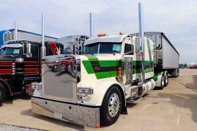 1st: J.W. Vlcek of Seneca, Kansas -- 2024 Peterbilt 389 and 2024 Western Belt trailer