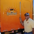 Ron Kelsey, pictured here with his 'Sunrise Express' 1981 Peterbilt 359, is Overdrive's Trucker of the Month for July, putting him in the running for the 2025 Trucker of the Year award.