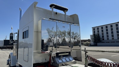 The headache rack was another addition Milstead made to the rig.