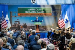 DOT Secretary Sean Duffy on Thursday hosted a conference for members of Congress and industry to foster collaboration ahead of Congress's surface transportation reauthorization process later this fall.