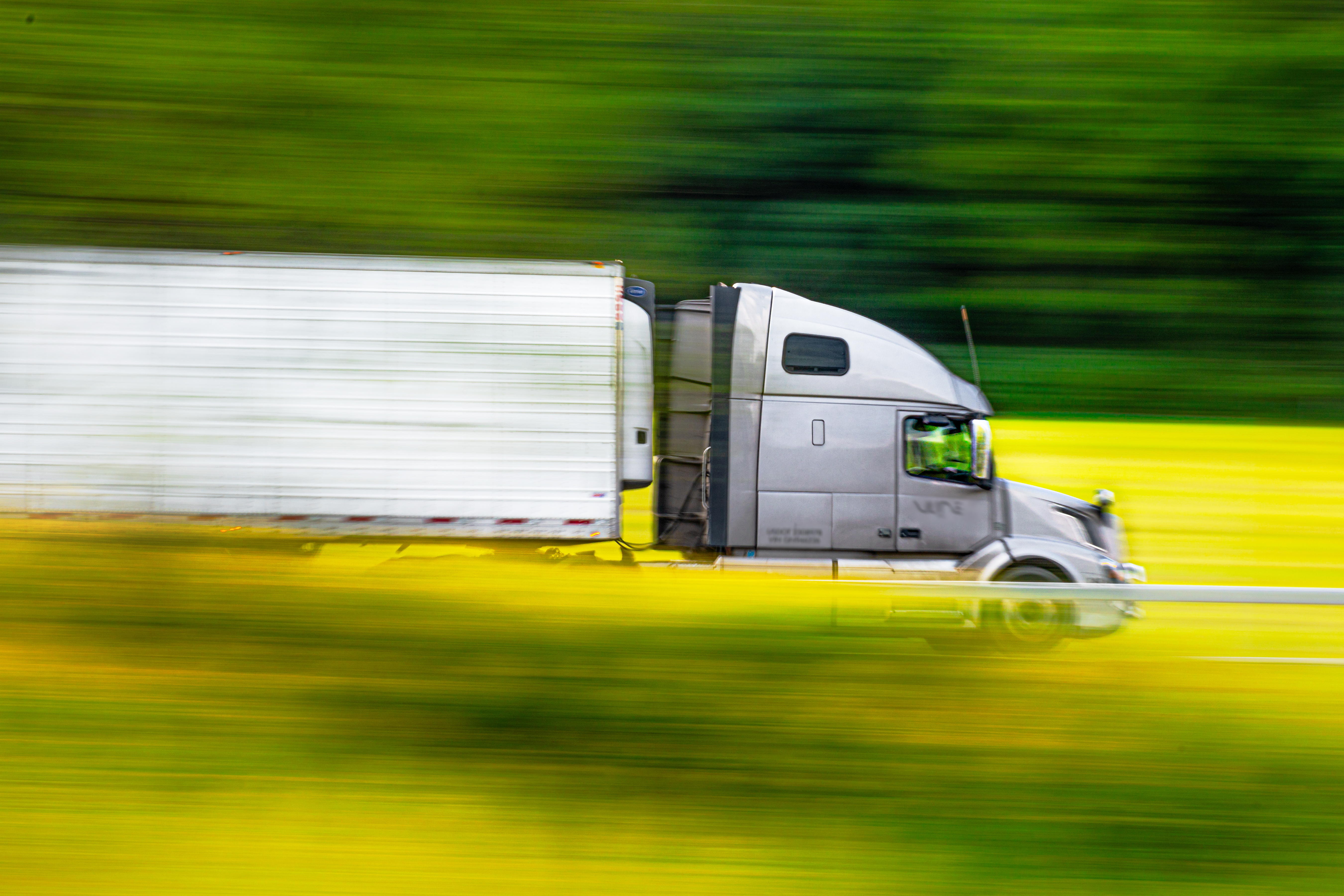 Speeding Truck Highway Adobe Stock 317288793