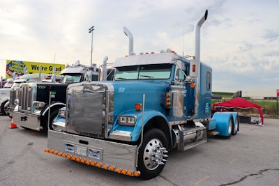 1st: Timothy Sander of Thebes, Illinois -- 2010 Freightliner Classic “Death Wish”